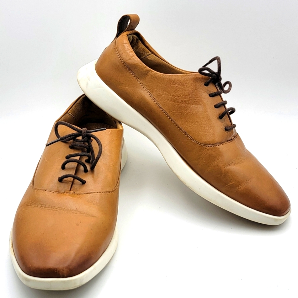 EXPRESS Men's Tan Leather Casual Shoes SIZE 9‎ #1527